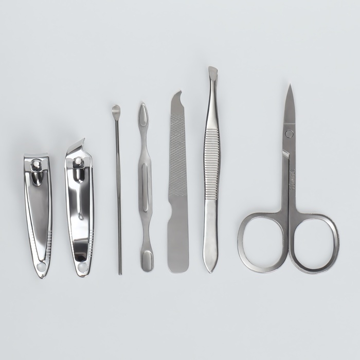 Набор маникюрный «Just for you», 7 предметов, в футляре Набор маникюрный «Just for you», 7 предметов, в футляре