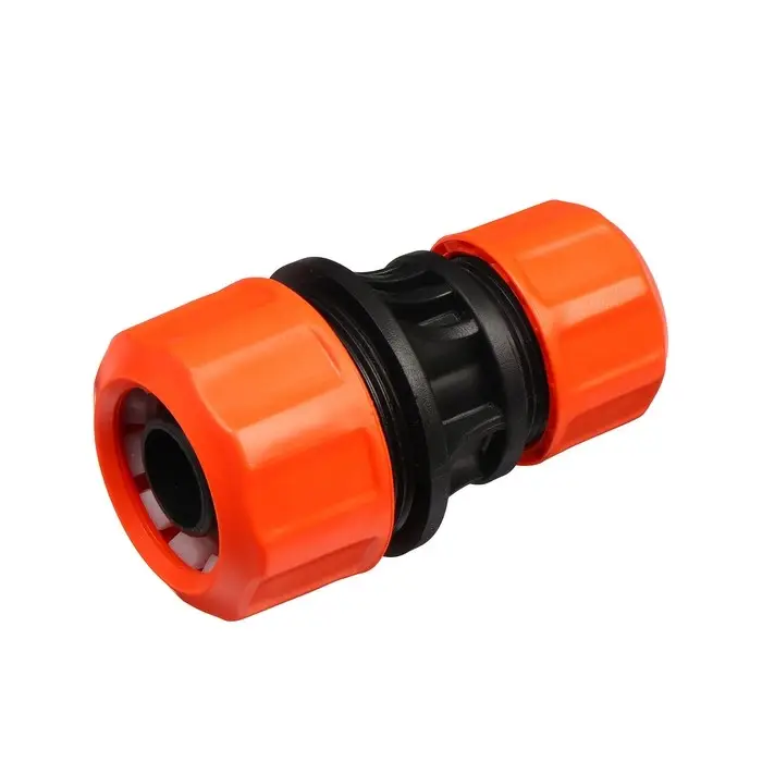 Муфта переходная, для шлангов 1/2 Муфта переходная, для шлангов 1/2" (12 мм) – 3/4" (19 мм), цанговое соединение, пластик, «Жук»