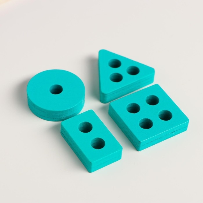 Детская развивающая пирамидка «Собери сам» 4,2×3,5×13 см Детская развивающая пирамидка «Собери сам» 4,2×3,5×13 см