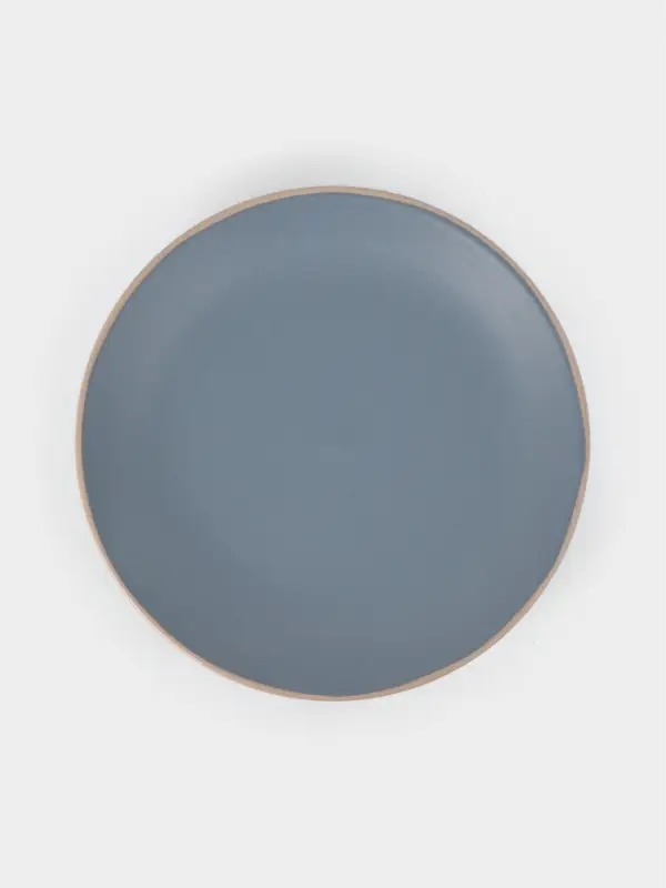 Десертная тарелка Доляна &laquo;Ваниль&raquo;, d=19.5 см, керамика, голубая