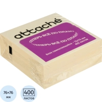 Стикеры Attache куб 76х76, пастельно желтый 400 л