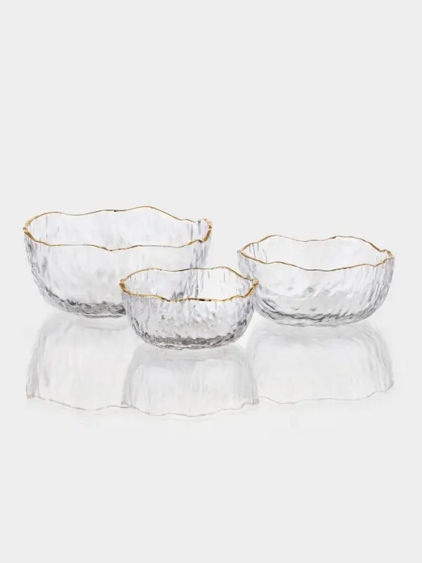 Набор салатников "Вулкан" 3 шт, 17х7 см