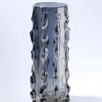 Ваза для цветов &laquo;Алонзо&raquo;, 30&times;10 см, стекло, чёрная