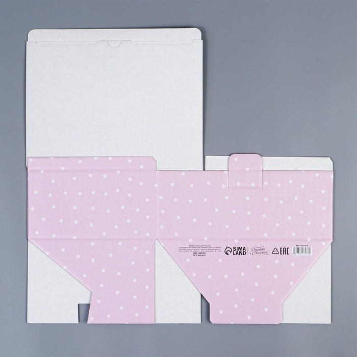 Коробка подарочная сборная, упаковка, «8 марта», 26 х 19 х 10 см Коробка подарочная сборная, упаковка, «8 марта», 26 х 19 х 10 см