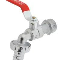 Кран водоразборный со штуцером ZEIN Engr 3/4"