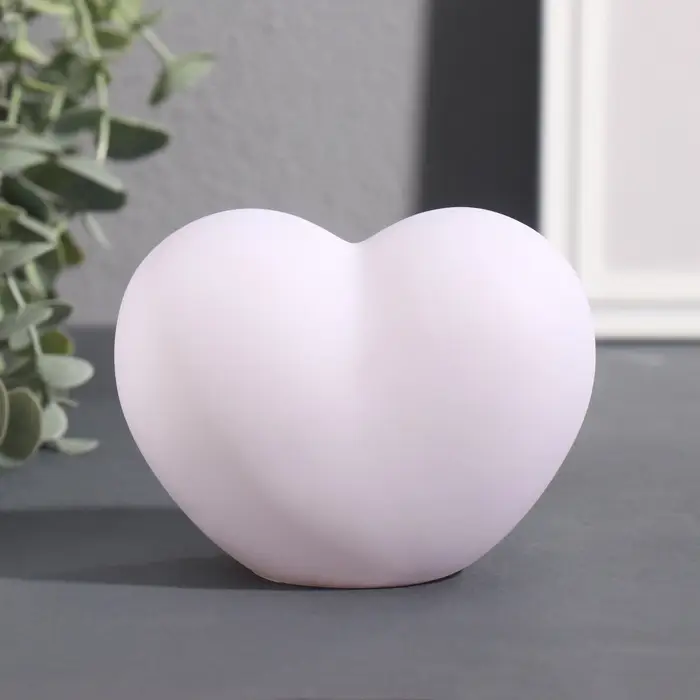 Фигурка световая RISALUX &laquo;Сердце. Портрет&raquo;, LED-ночник, 3хLR44, 8&times;11&times;7 см