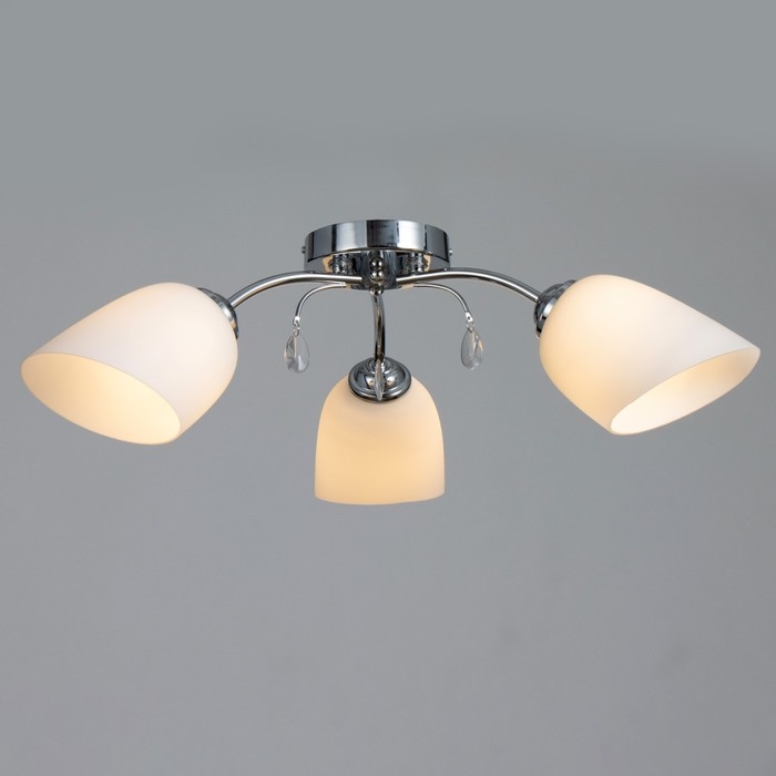 Люстра Люстра "Лиана" 3хЕ27 40Вт хром 55х55х36 см BayerLux