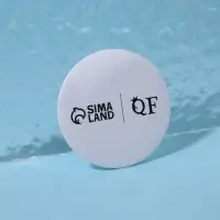 Зеркало карманное «QF», d = 7 см, цвет белый