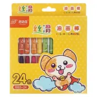 Пастель масляная 24 цвета, в бумажном держателе, в картонной коробке