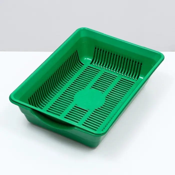 Туалет глубокий с сеткой, 36&times;25&times;9 см, зеленый