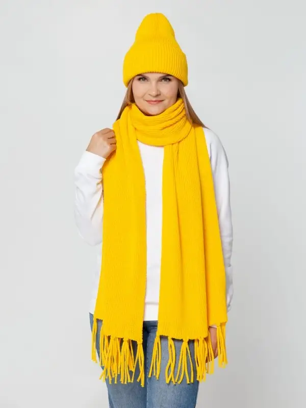 Шарф Flette, желтый Шарф Flette, желтый