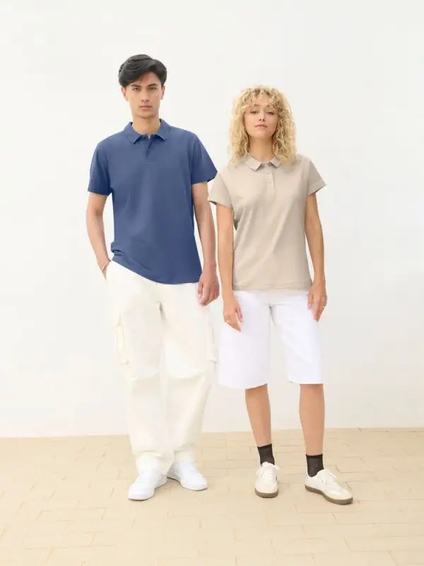 Рубашка поло унисекс Pulse, оранжевая, размер S