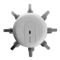 Массажер для головы LEM-32, электрический, мурашка, вибрационный, АКБ, белый