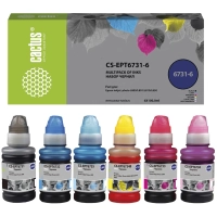 Чернила Cactus CS-EPT6731-6 T673 набор 6x100 мл для Epson L800/L1800