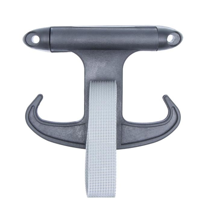 Крючок в автомобиль, крепление под саморез, черный Крючок в автомобиль, крепление под саморез, черный