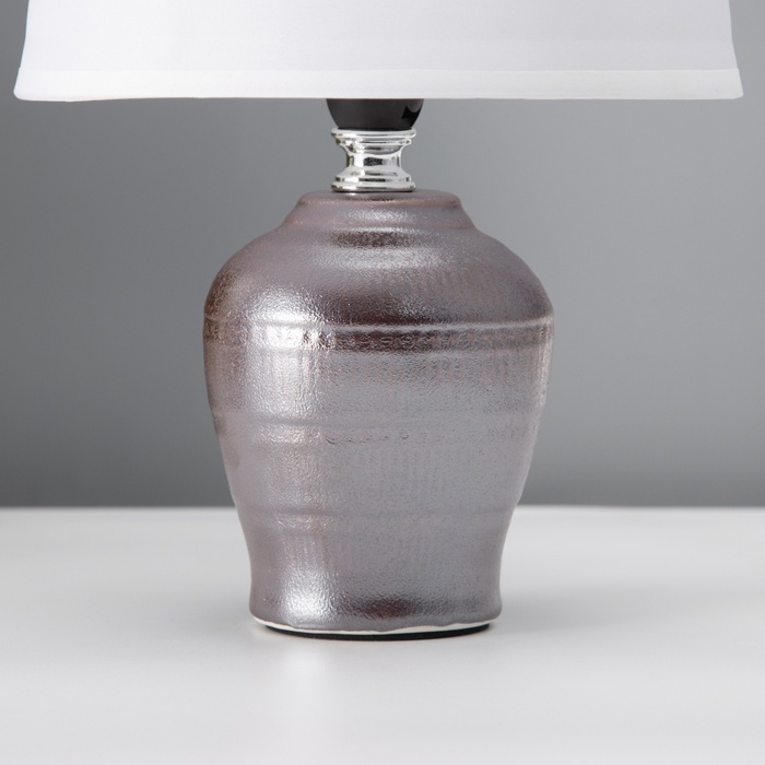 Настольная лампа с абажуром RISALUX «Тирел», Е14, 40 Вт, 18×18×30 см Настольная лампа с абажуром RISALUX «Тирел», Е14, 40 Вт, 18×18×30 см