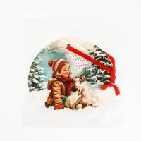 Елочная игрушка со скретч-слоем &laquo;Счастья в Новом году&raquo;,12.4&times;14.6 см