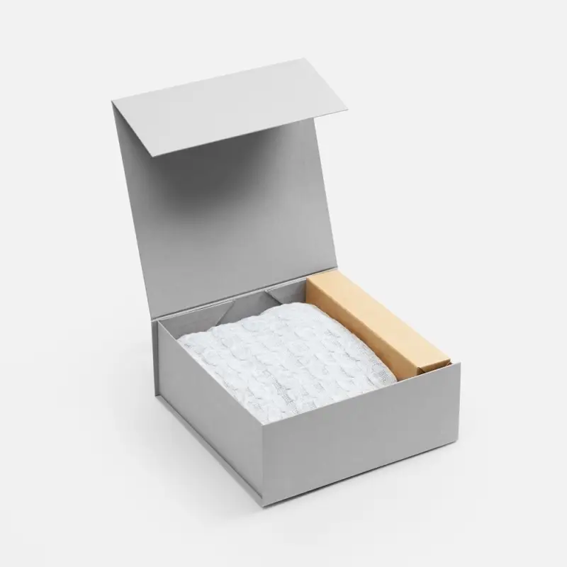 Коробка складная Quadra Fold, серая Коробка складная Quadra Fold, серая