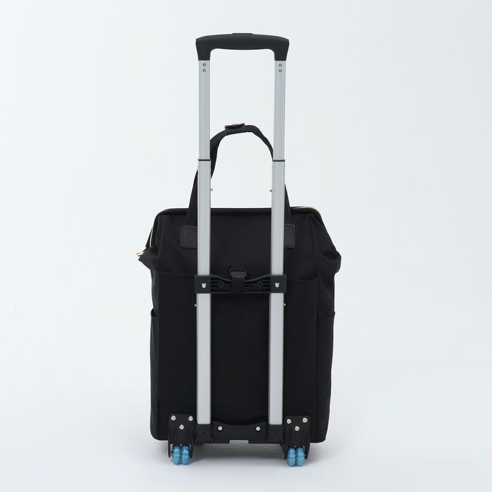 Сумка дорожная на колёсах, наружный карман, цвет чёрный Сумка дорожная на колёсах, наружный карман, цвет чёрный