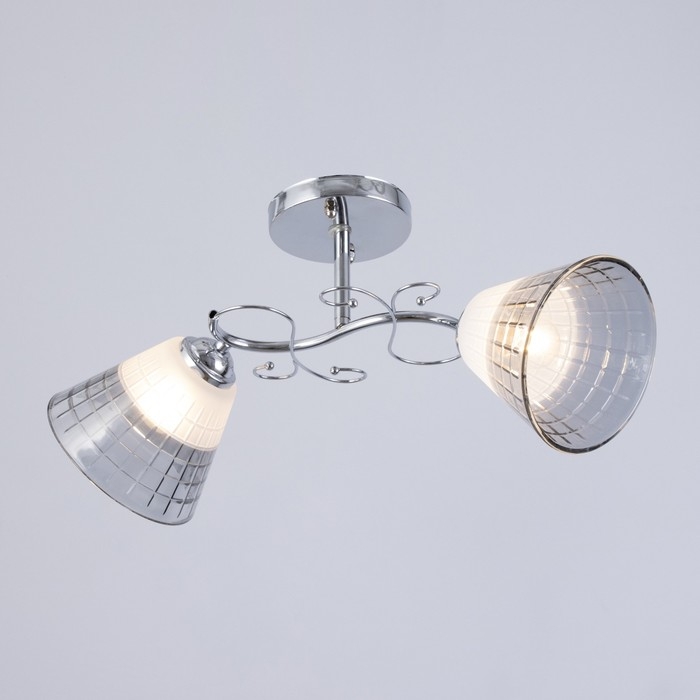 Люстра Люстра "Идрис" 2хЕ27 40Вт хром 47х26 см