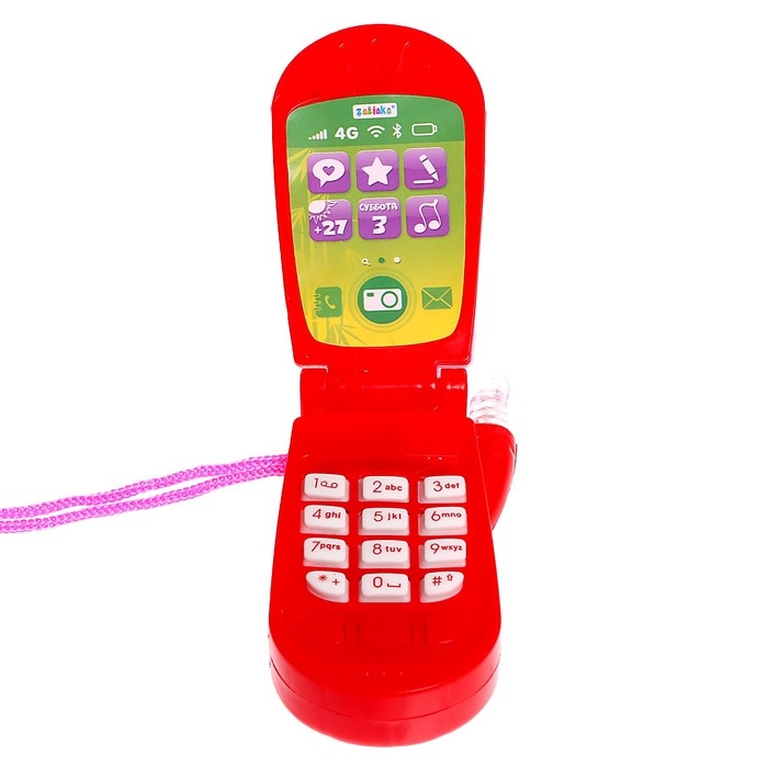 Музыкальный телефон «Панда», звуковые эффекты, работает от батареек, МИКС Музыкальный телефон «Панда», звуковые эффекты, работает от батареек, МИКС