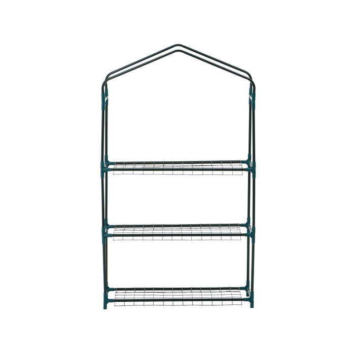 Парник-стеллаж, 3 полки, 110 × 22 × 65 см, металлический каркас d = 12 мм, чехол плёнка 80 мкм, Greengo Парник-стеллаж, 3 полки, 110 × 22 × 65 см, металлический каркас d = 12 мм, чехол плёнка 80 мкм, Greengo