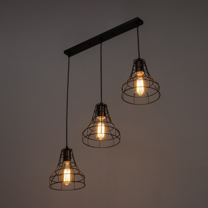 Светильник Светильник "Кубок" 3хЕ27 40Вт 50х18х19-139 см