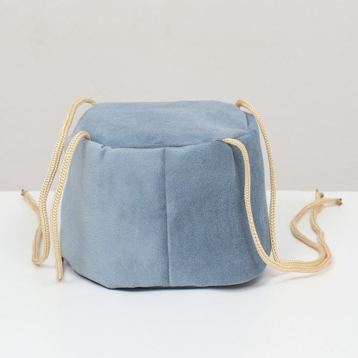 Подвесной дом для грызунов круглый, мебельная ткань, флис, 15 х 10 см, голубой Подвесной дом для грызунов круглый, мебельная ткань, флис, 15 х 10 см, голубой