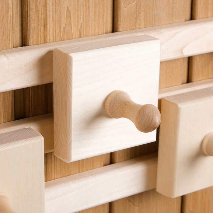 Вешалка Вешалка "Гармония", 5 крючков, липа "Добропаровъ"