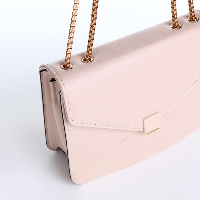 Сумка женская на магните, маленький размер, цвет бежевый Сумка женская на магните, маленький размер, цвет бежевый