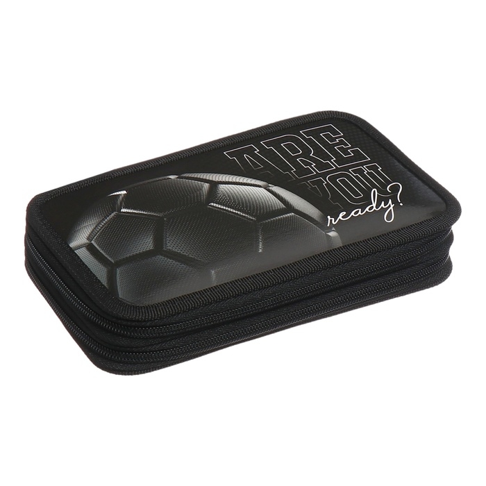 Пенал 2 секции, 125 х 205 х 40 мм, Calligrata 30П26/2 Пенал 2 секции, 125 х 205 х 40 мм, Calligrata 30П26/2 "Мяч", ламинированный картон