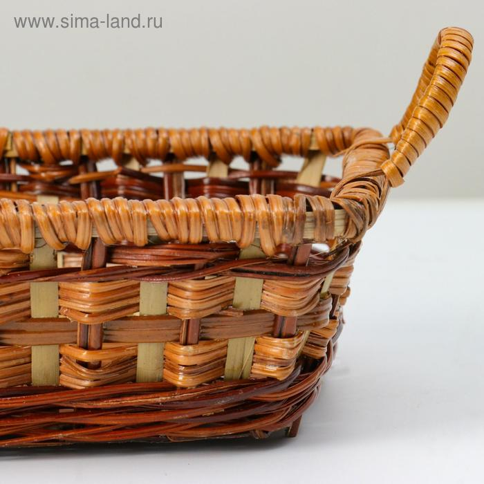 Плошка плетеная, 25х18х7, папоротник Плошка плетеная, 25х18х7, папоротник