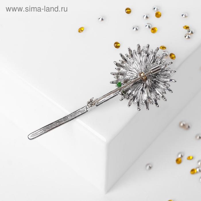 Брошь «Цветок» одуванчик, цветная в золоте Брошь «Цветок» одуванчик, цветная в золоте