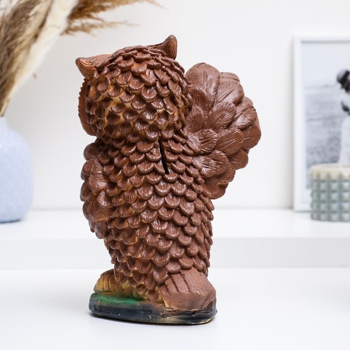 Копилка Копилка "Филин крыло вверх" цветной, 16х18х26см