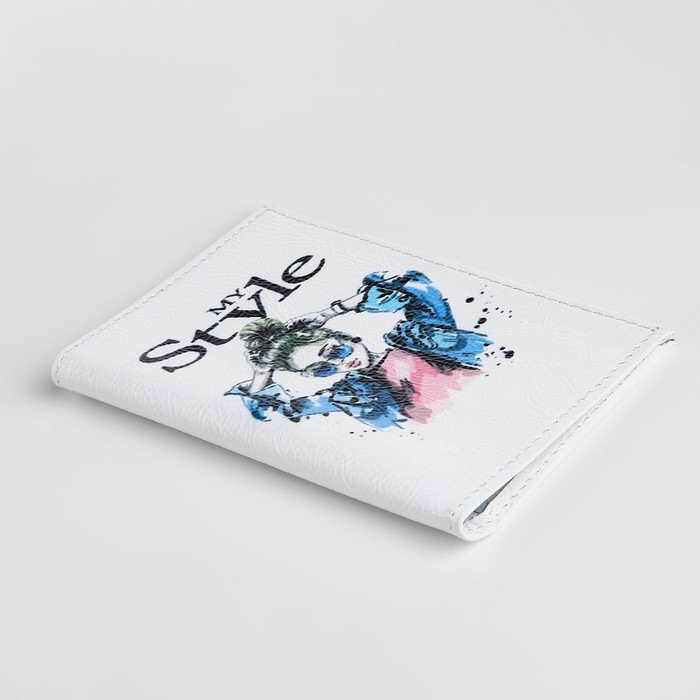 Обложка для паспорта, цвет белый