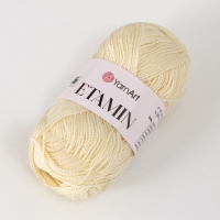 Пряжа "Etamin" 100% акрил 180м/30гр (423 экрю) Пряжа "Etamin" 100% акрил 180м/30гр (423 экрю)