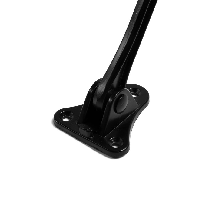 Фиксатор дверной LOCKLAND, Фиксатор дверной LOCKLAND, "козья ножка", цвет черный