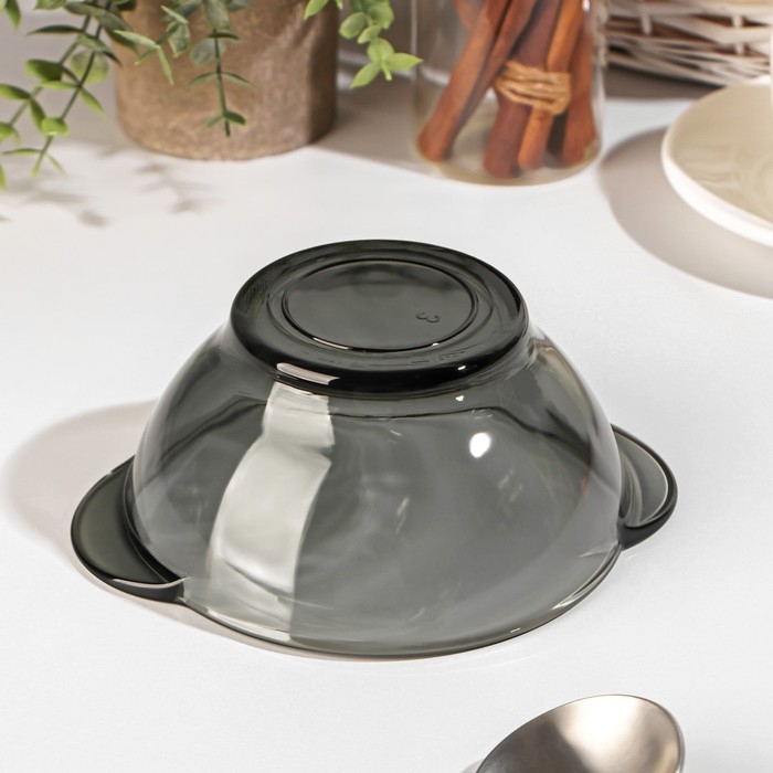 Бульонница с ушками Basiliko. Lava Grey, 510 мл, цвет серый Бульонница с ушками Basiliko. Lava Grey, 510 мл, цвет серый