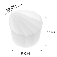 Стаканчик силиконовый для Флюид Арт, 5 секций