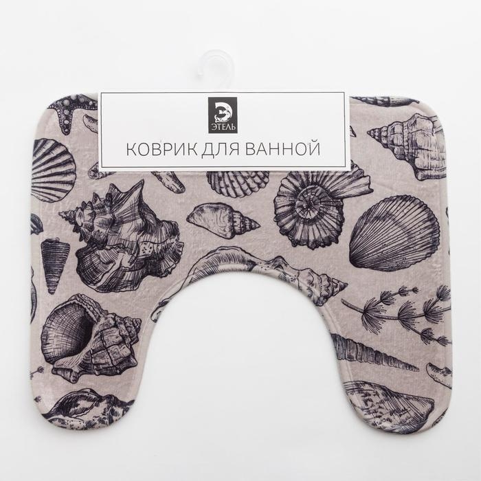 Коврик для ванной Этель Коврик для ванной Этель "Marine life", 50х40 см, велюр