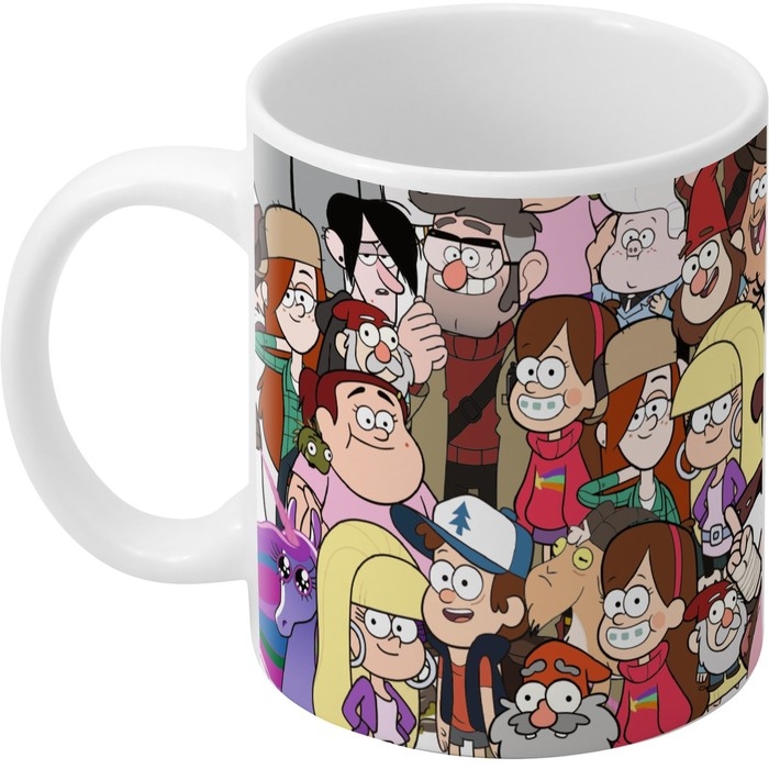 Кружка сублимация, 350 мл, Гравити Фолз Кружка сублимация, 350 мл, Гравити Фолз