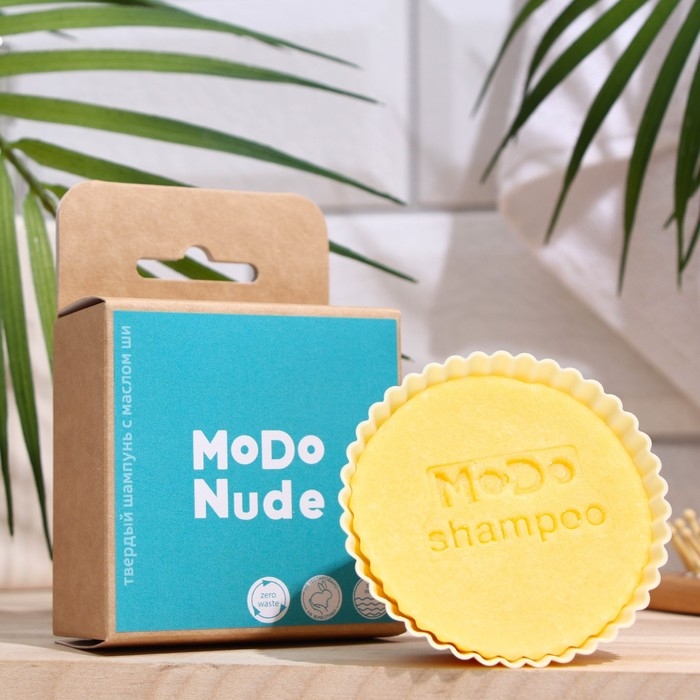 Твердый шампунь Modo NUde с маслом ши, 50 г Твердый шампунь Modo NUde с маслом ши, 50 г