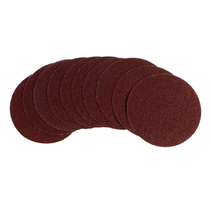 Круг абразивный шлифовальный под Круг абразивный шлифовальный под "липучку" ТУНДРА, 125 мм, Р40, 10 шт.