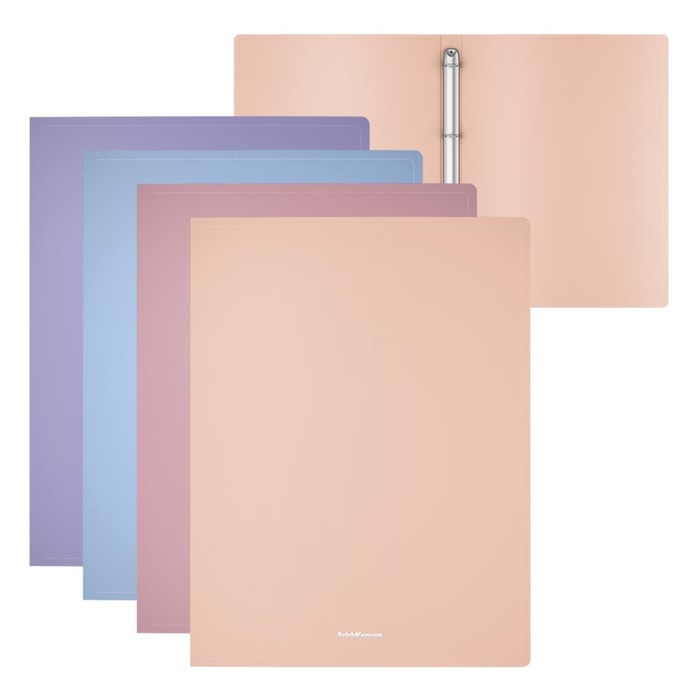 Папка на 4 кольцах ErichKrause  Папка на 4 кольцах ErichKrause "Matt Manga", A4, в пакете, МИКС