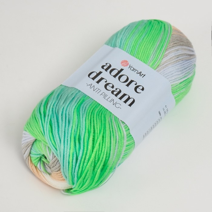 Пряжа Пряжа "Adore Dream" 100% акрил антипиллинг 280м/100г (1052 салат-беж)