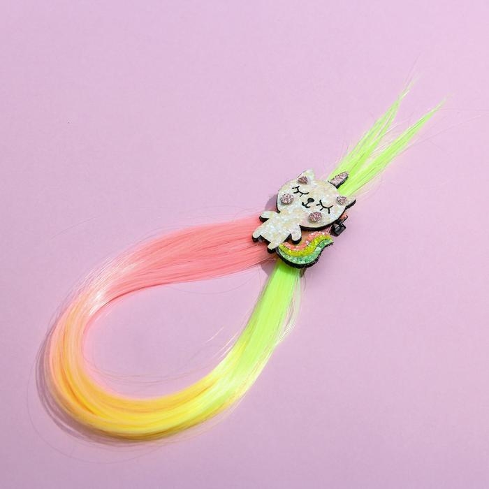 Заколки для волос , цветная прядь «Время волшебства» Заколки для волос , цветная прядь «Время волшебства»