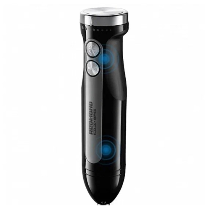 Блендер Redmond RHB-2998, погружной, 800/1200 Вт, 0.5/0.7 л, режим турбо, чёрный Блендер Redmond RHB-2998, погружной, 800/1200 Вт, 0.5/0.7 л, режим турбо, чёрный