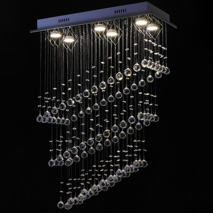 Каскад 71307/6 GU10 40Вт хром 60х30х85 см BayerLux