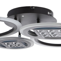 Люстра с ПДУ 1158/4CF LED 116Вт 3000-6000К диммер кофе 63х45х12 см BayerLux