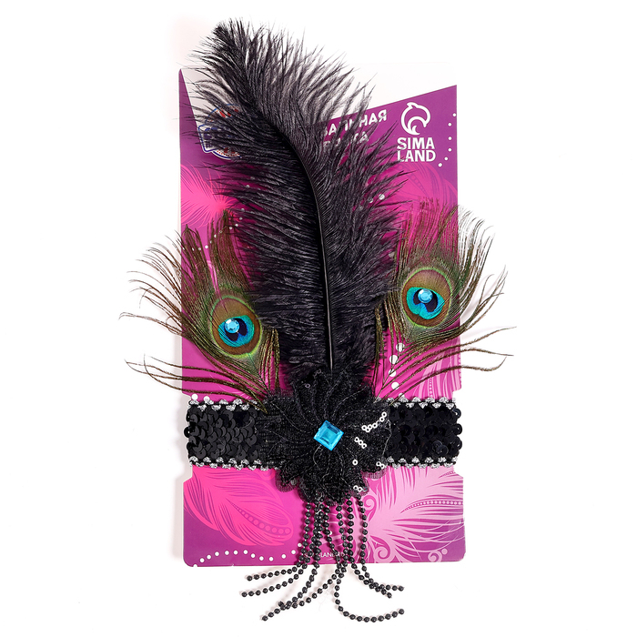 Карнавальная повязка «Кокетка» Карнавальная повязка «Кокетка»